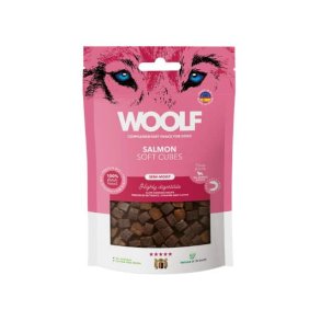 Woolf Soft Cubes Salmon - 100g