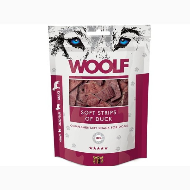 Woolf Soft Strips of Duck - 100g