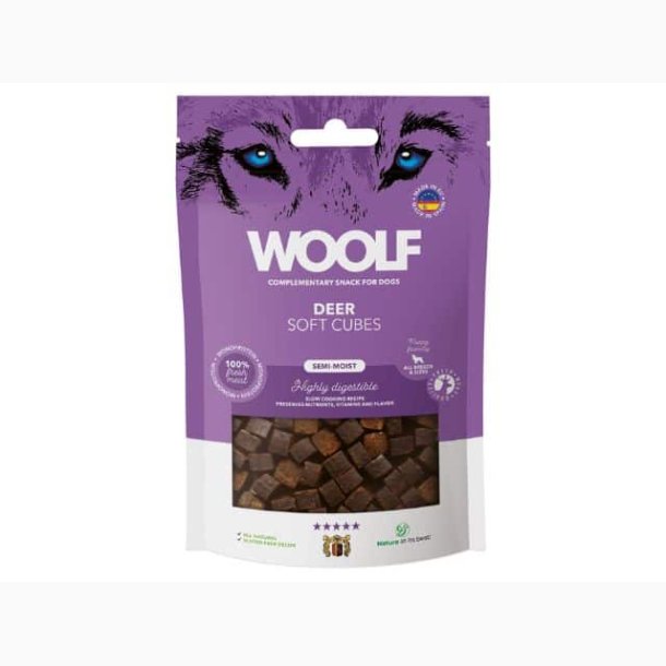 Woolf Soft Cubes - hjort - 100g