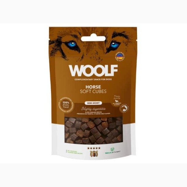 Woolf Soft Cubes - hest - 100g