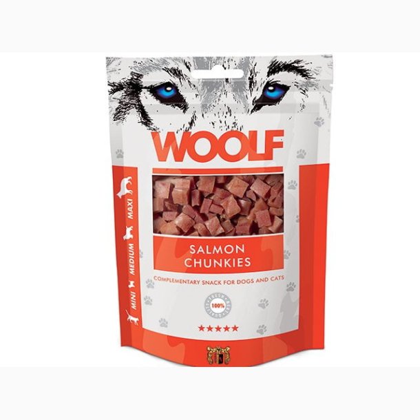 Woolf chunkies - laks - 100g