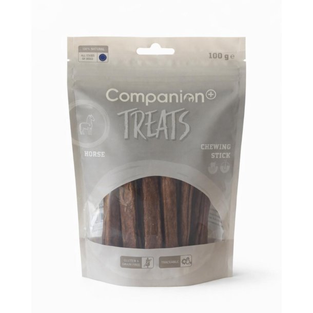 Companion+ TREATS Vital Tyggest�nger med hest og h�rfr�olie