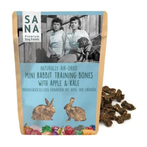 SANADOG rabbit training bones with apple and kale - 100g